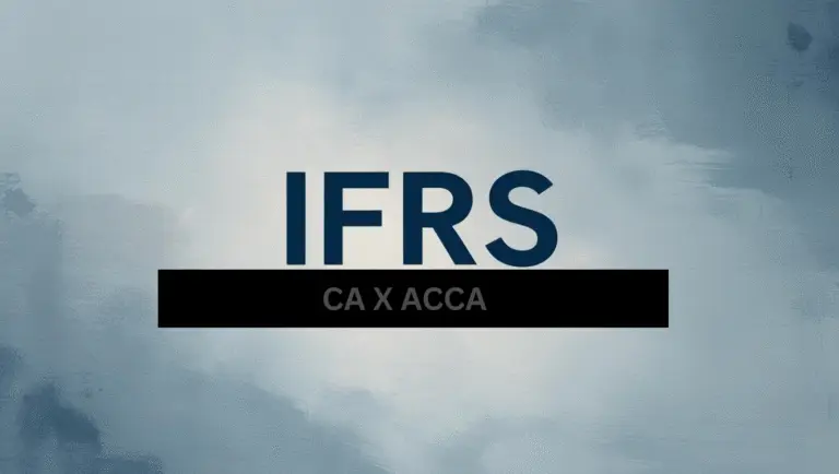 IFRS DESCRIBED BY CA X ACCA.